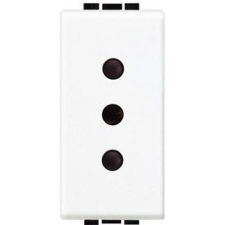 Presa elettrica, Bticino SN4113F, 10A, Bianco, Montaggio a filo 250 V c.a.