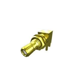 Connettore coassiale Ad angolo diritto Samtec, Maschio, 50Ω, Pannello