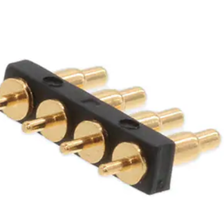 Morsetto passaparete RS PRO, 4 vie, 1 fila, passo 2.54mm