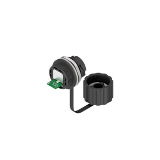 Kit coperchio e connettore femmina incapsulato CONEC, RJ45, Cat5e, 1 porta, schermato