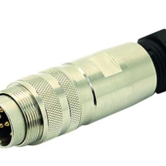 Connettore DIN Amphenol Industrial, serie C091, 8 poli, Maschio, IP67, 7A, 100 V, DIN EN 61076-2-106