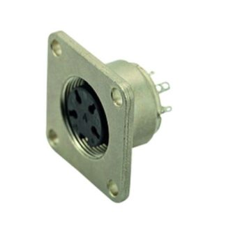 Connettore DIN Amphenol Industrial, serie C091, 5 poli, Femmina, IP67, 7A, 300 V, DIN EN 61076-2-106