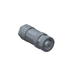 Connettore circolare Amphenol Industrial, femmina, M12, 5 poli, Montaggio su cavo
