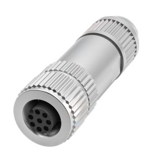 Connettore circolare BALLUFF, femmina, M12, 8 poli, Montaggio su cavo