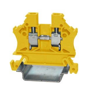 Morsettiera passante RS PRO, Giallo, livello Singolo, 32A