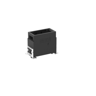 File di contatti PCB ERNI, 2 vie, 1 fila, passo 2.54mm