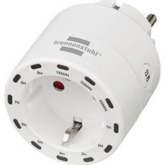 Presa elettrica, brennenstuhl 1506130, 13A, presa Tipo C - Europa, Tipo E - Tedesco, Bianco In interni, montaggio