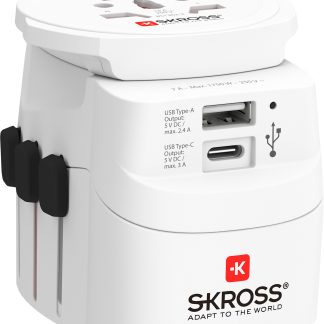 Adattatore universale SKROSS da Australia, Brasile, Cina, Europa, Italia, Giappone, Svizzera, Regno Unito, USA a