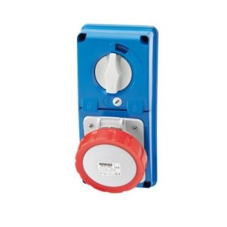 Interblocco industriale Gewiss Rosso IP67 femmina 3P+E