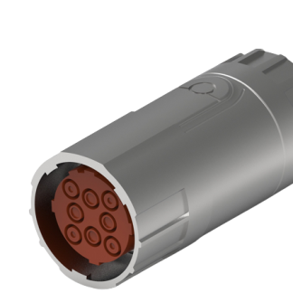 Connettore circolare TE Connectivity, maschio, serie Speedtec 940, Standard, 6 poli, Montaggio su cavo