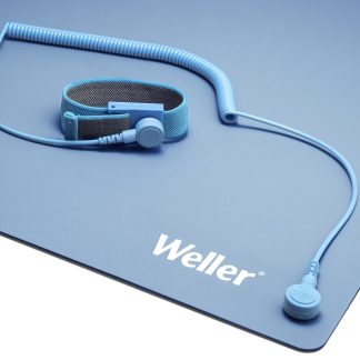 Kit per il campo ESD per Kit antistatico per workstation Weller, 900mm x 600mm x 2mm, col. Blu