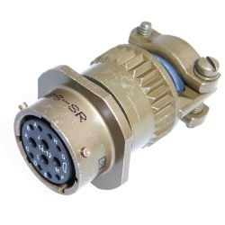 Connettore circolare Maschio Amphenol Industrial, 12 poli, Maschio