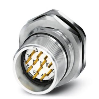 Connettore circolare Phoenix Contact, maschio, M23, 19 poli, Montaggio anteriore