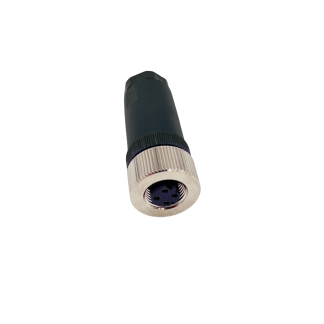 Connettore circolare Norcomp, maschio, femmina, M12, 4 poli, montaggio sospeso