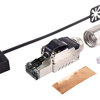 Connettore Ethernet Connettore maschio AXINDUS Cat6a, 1 via