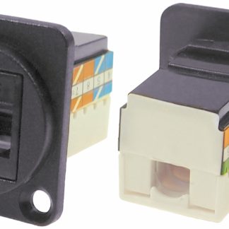 Connettore Ethernet Connettore femmina RS PRO Cat6, 8 vie, Montaggio a pannello