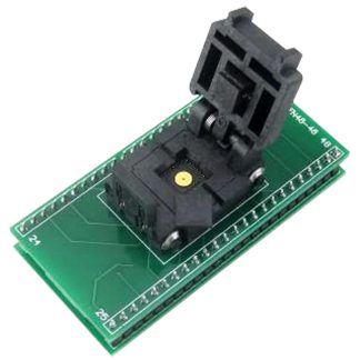 Adattatore zoccolo IC Seeit ADA-QFN48, da 48 pin femmina QFN a 48 pin maschio DIP, passo 0.5mm