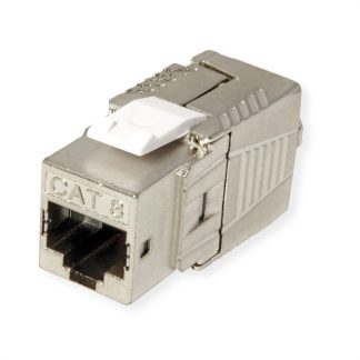 Connettore RJ45 Femmina Roline Cat8, 1 via, Montaggio Keystone
