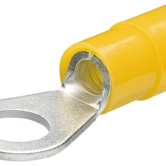 Terminale ad occhiello Knipex Isolato, Ø perno M8, dimens. max filo 6mm², 10AWG, Giallo