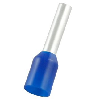 Boccola RS PRO, Isolato, Blu, lunghezza pin 10mm, filo max 2.5mm², 14AWG