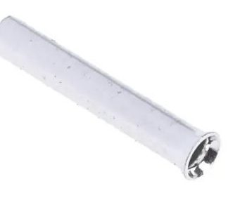 Boccola RS PRO, Non isolato, Argento, lunghezza pin 10mm, filo max 1mm², 18AWG