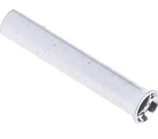 Boccola RS PRO, Non isolato, Argento, lunghezza pin 7mm, filo max 1.5mm², 16AWG