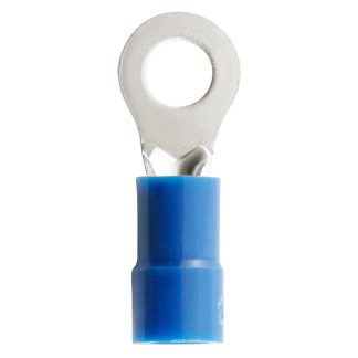Capicorda RS PRO Isolato, Ø perno M4, dimens. max filo 2.5mm², 14AWG, Blu