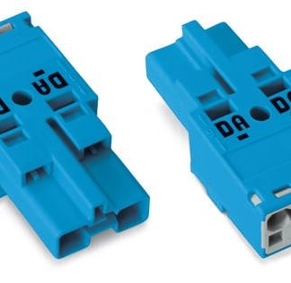 Connettore per illuminazione WAGO Maschio, 2 poli, 2 vie, Montaggio su cavo