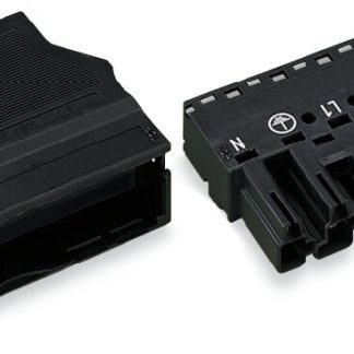 Connettore per illuminazione WAGO Maschio, 5 poli, 5 vie, Montaggio su cavo