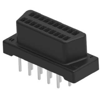 Connettore D-Sub per circuito stampato TE Connectivity Connettore D ultraminiaturizzato, Connettore femmina, 20 vie,