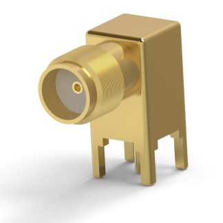 Connettore RF Angolo destro TE Connectivity, Connettore femmina, Montaggio su scheda