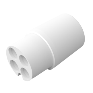 Connettori circolari TE Connectivity, maschio, serie Commercial MATE-N-LOK, Standard, 4 poli, Montaggio su cavo
