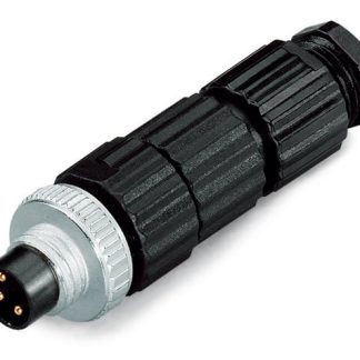 Connettori circolari industriali WAGO, maschio, serie 756, M8, 3 poli, A innesto