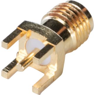 Connettore SMA Ad angolo diritto RND, Femmina, 50Ω, Montaggio su cavo