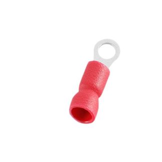 Terminale ad occhiello RND Isolato, Rosso