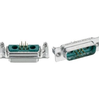 Connettore D-Sub FCT, Maschio, 5 vie