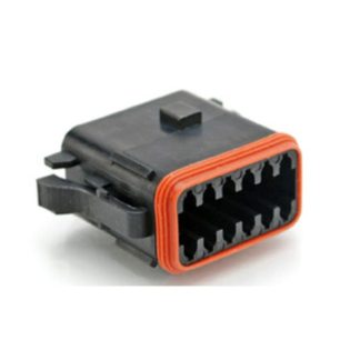 Alloggiamento a crimpare Amphenol Industrial, serie AT, Connettore femmina, 12 contatti