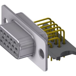 Connettore D-Sub Deltron Connectors, Femmina, 15 vie