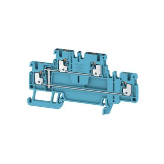 Morsettiera a livelli multipli Weidmüller, Blu, livello Doppio