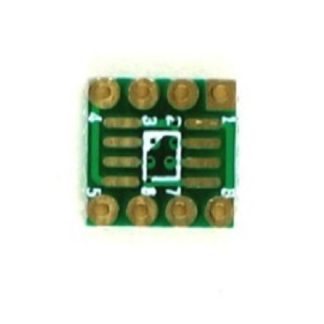 Adattatore zoccolo IC CHIPQUIK PCB3005A1, Adattatore, da SOIC a 8 pin a 8 pin maschio DIP, passo 1.27mm
