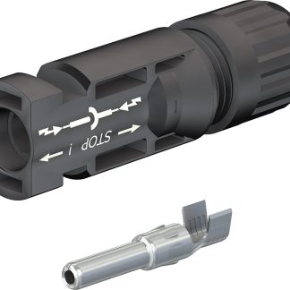 Connettore solareCable Coupler MC4 Staubli, Montaggio a pannello, 39A nom.