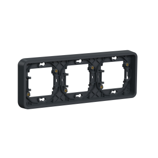Presa elettrica, Schneider Electric MUR34109, 3 moduli, Grigio Interno, All'aperto, Montaggio a filo