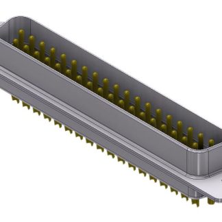 Connettore D-Sub Deltron Connectors, Maschio, 37 vie