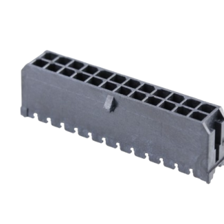 File di contatti PCB Molex, 24 vie, 2 file, passo 3.0mm