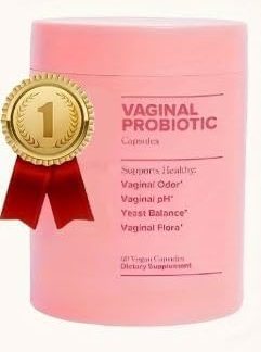 Vaginal Probiotics for Women – Supports Healthy pH Balance & Digestive Health – 60 Capsules – Natural Feminine Care , Yeast Infection, and Immune Support Prebiotics & Lactobacillus Probiotic Blend