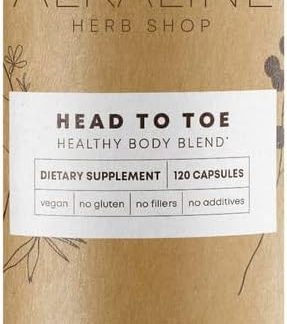 Alkaline Herb Store Head to Toe Supplement 120 Capsules (Happy Healthy Body)