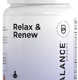 Relax & Renew-Vitamin B6, Magnesium Blend, Zinc & Copper Supplement, 60 Capsules - Supports Stress Relief (Pack of 1)