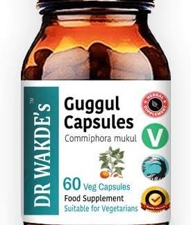 DR WAKDE'S Guggul Capsules (Mukul Myrrh, Commiphora Mukul, 60 Veg Caps, Plant-Based Supplement, Ayurvedic Herb, All Natural, Vegan)