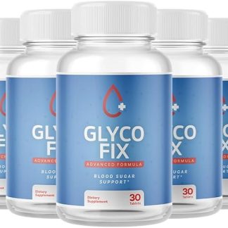 (5 Pack) Glyco Fix Capsules - GlycoFix Advanced Supplement, All Natural Formula to Maintain Healthy Levels, Maximum Strength Daily Formula, Gyco Fix Capsules Reviews, 1 Pack (5)