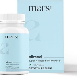 Mars Alizenol Caps for Cognitive Support & Muscle Wellness | Supports Focus, Clarity & Recovery - 60 Capsules | Pack of 1